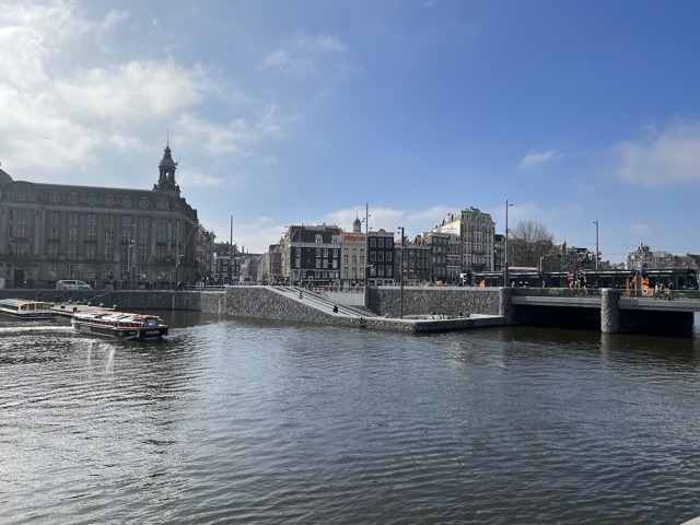 Just outside the train station