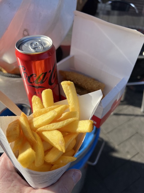 Belgian Fries and Coke Zero