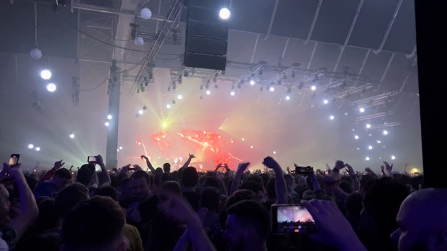 Armin van Buuren set at the Sphere stage