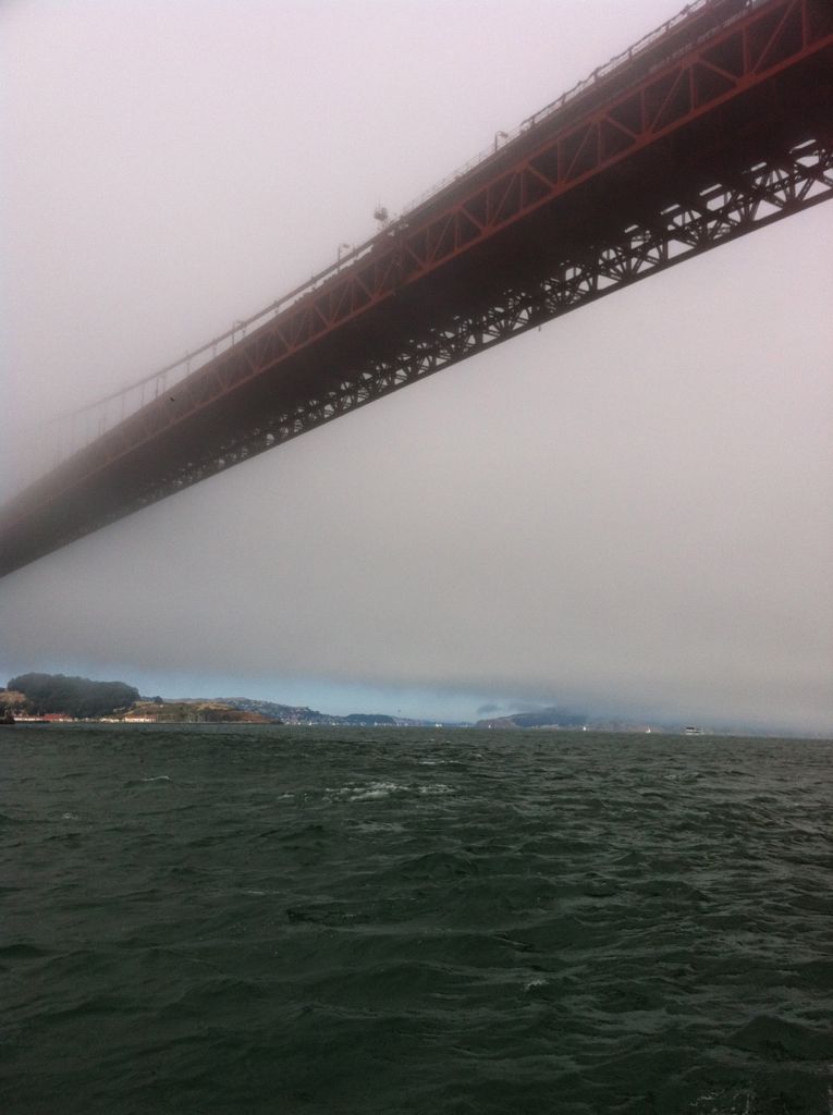 Golden Gate Bridge, fogged in