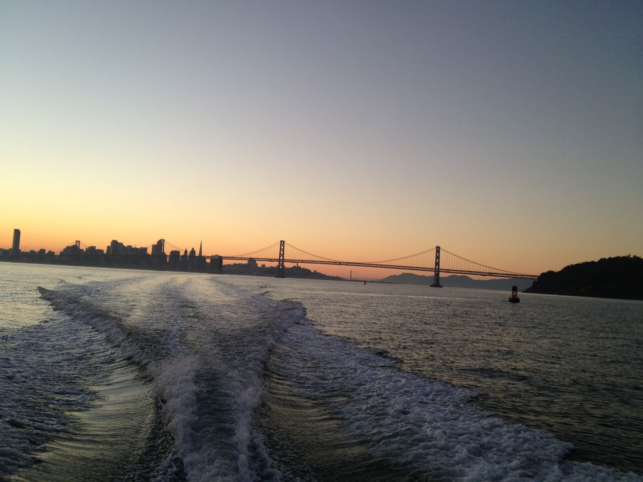 Bay Bridge at Sunset