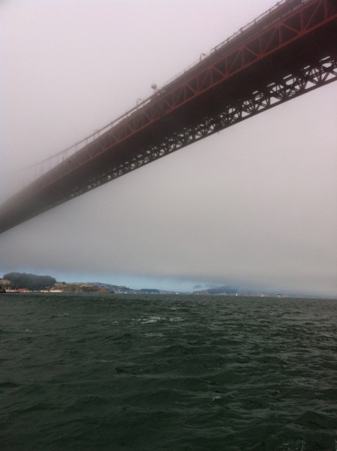 Golden Gate Bridge, fogged in