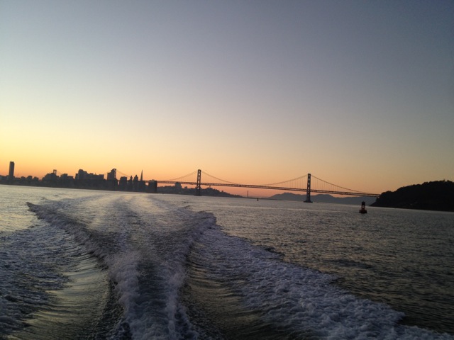Bay Bridge at Sunset