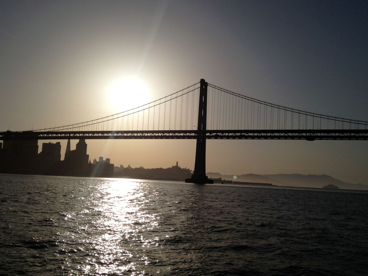 Bay Bridge at Sunset
