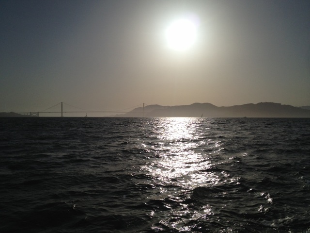 Golden Gate at sunset