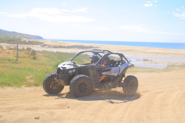 Heading back off the beach