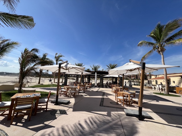 The Saltwater Restaurant at the Casa Del Mar resort where we stayed