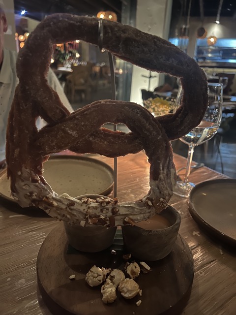 Churro Pretzel at Mamazzita's Restaurant