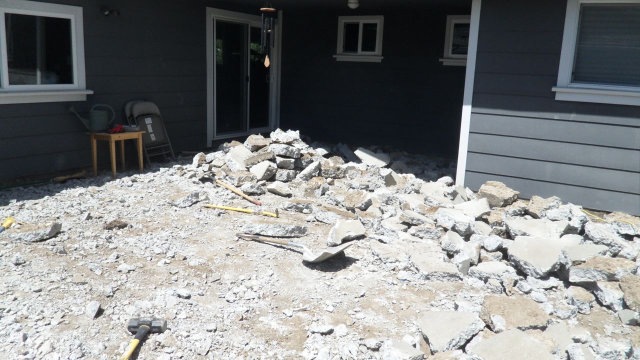 Looking towards family room