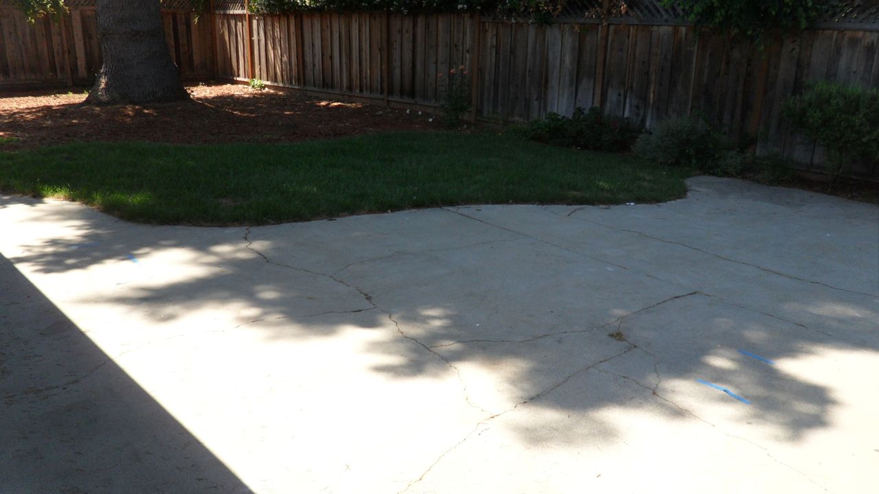 Before: Standing in middle of the pad