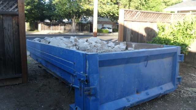 Second dumpster full