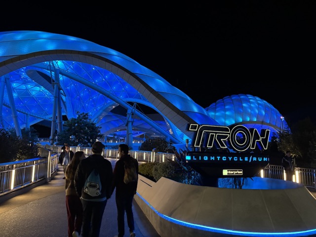 TRON Lightcycle run, one of my favorite new coasters