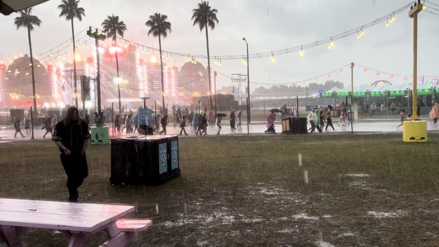 Due to severe weather...