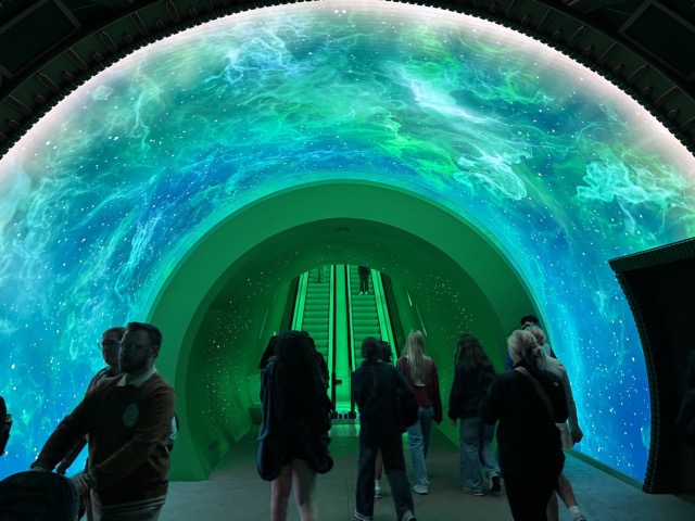 Pipe entering Nintendo World