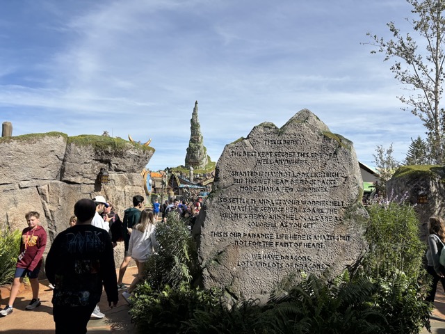 Entrance into Berk, from How to Train Your Dragon