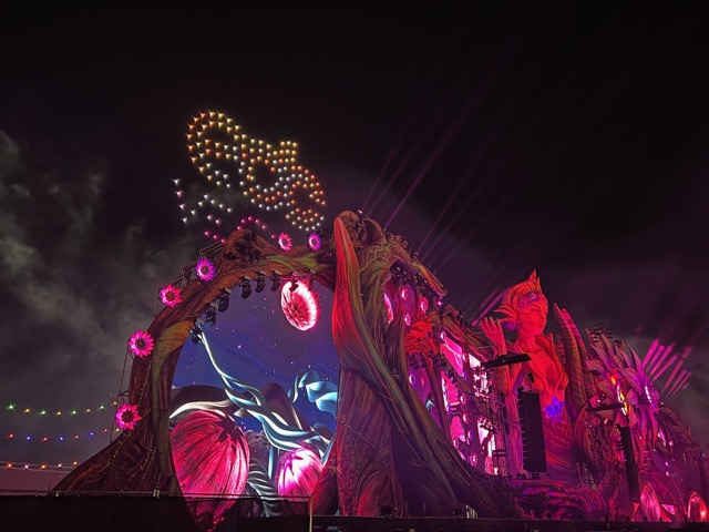 EDC Vegas logo with drones