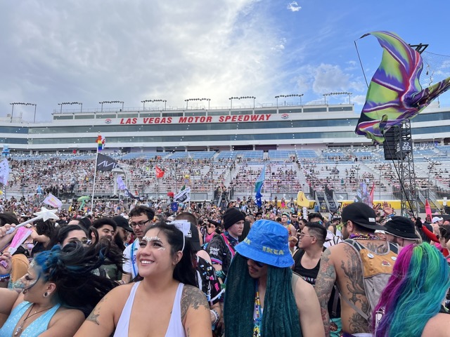 Crowd at the Las Vegas Motor Speedway