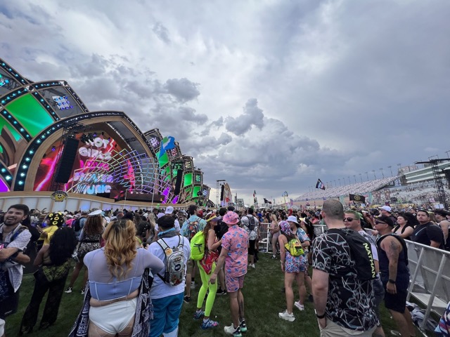 VIP area at Cosmic Meadow