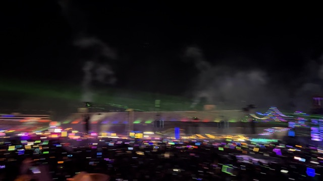 View from VIP risers at Kinetic