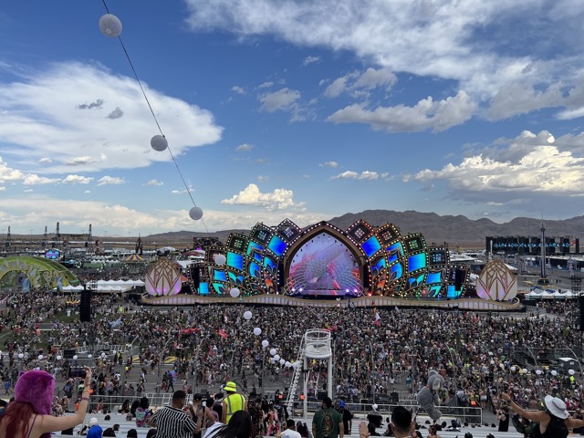 The Cosmic Meadow stage