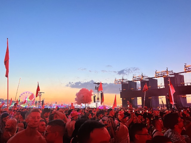 Sunrise over circuitGrounds