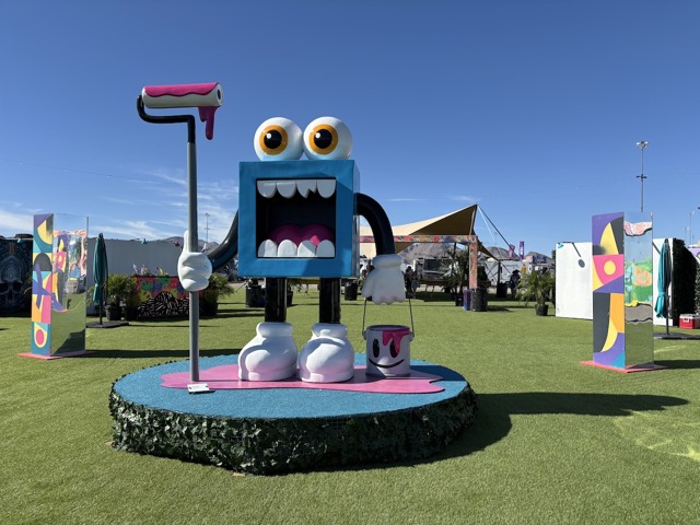 Art by Greg Mike at Camp EDC