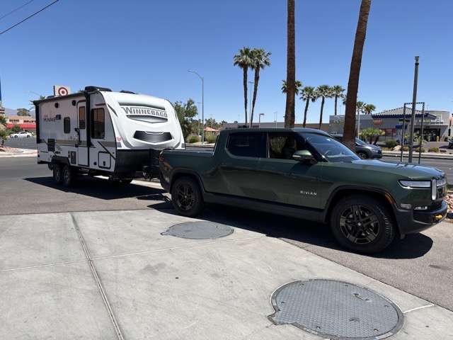 Picked up the RV and heading to the Speedway!