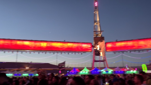 Watching the sunrise with Tïesto