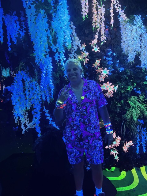 Me in the blacklight