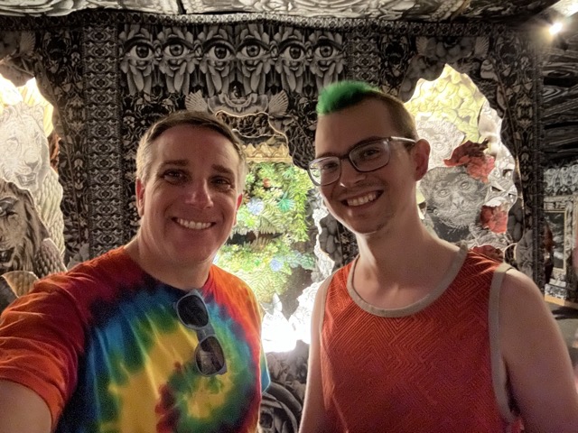 Myke and James in the Emporium