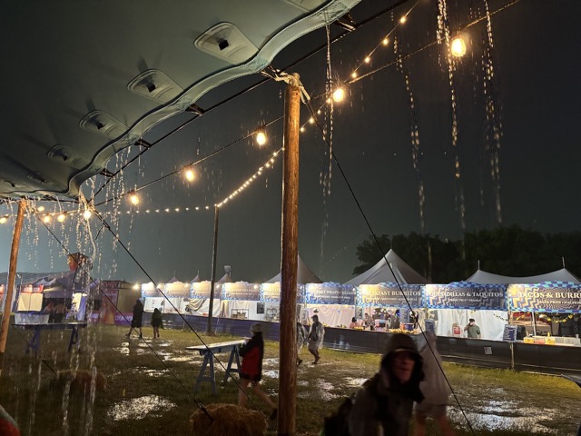 Just a little bit of rain