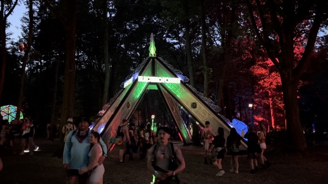 One of the Electric Forest welcome pieces
