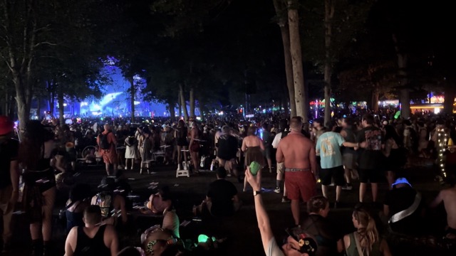 Levity et. al performing Sweet Caroline