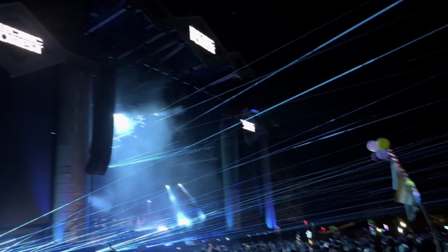 The lasers at Fisher's set were awesome