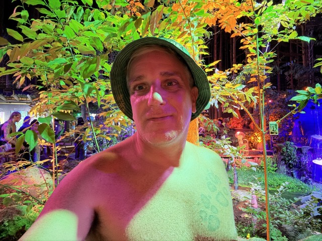 Selfie in the forest