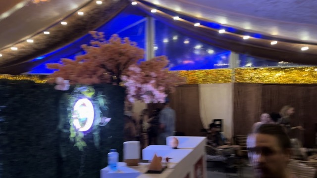 Afterparty in the on-site hair salon