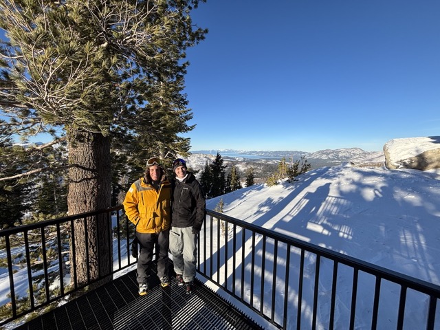 Myke and James at Sierra at Tahoe