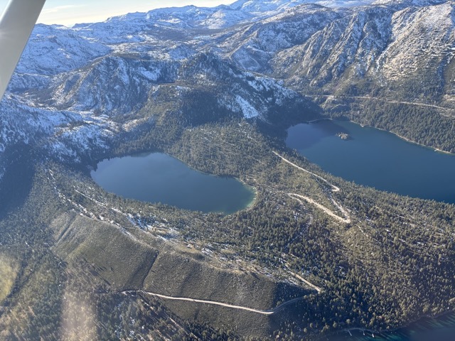 Cascade Lake and Emerald Bay