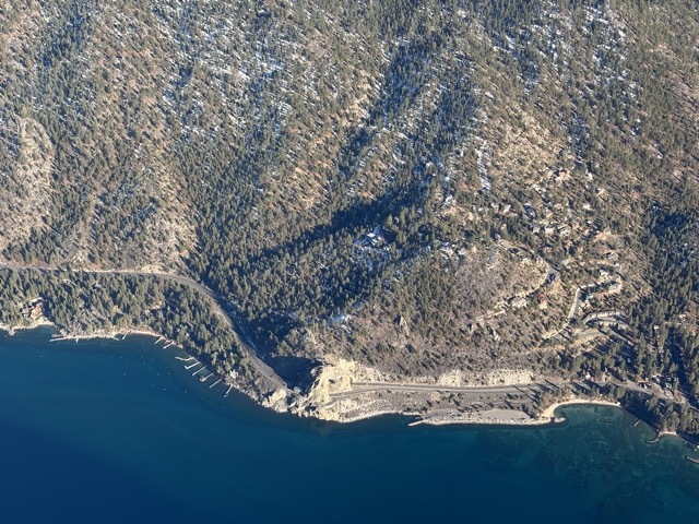 Cave Rock and Highway 50