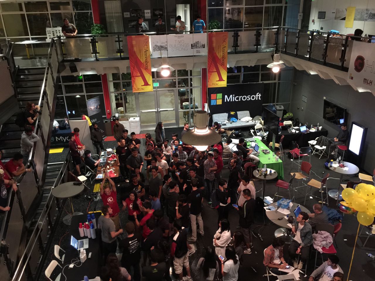 Overlooking the Atrium