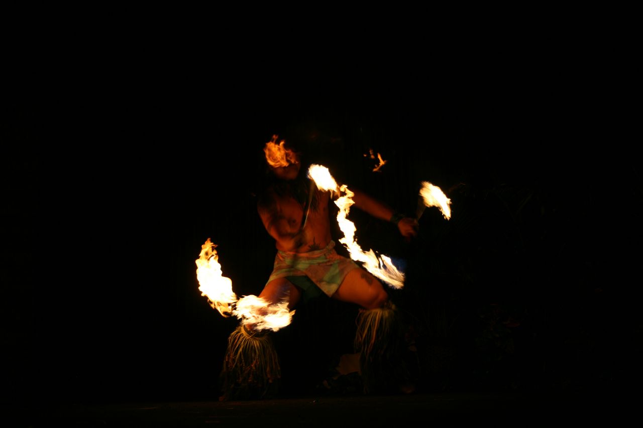 Fire dancer