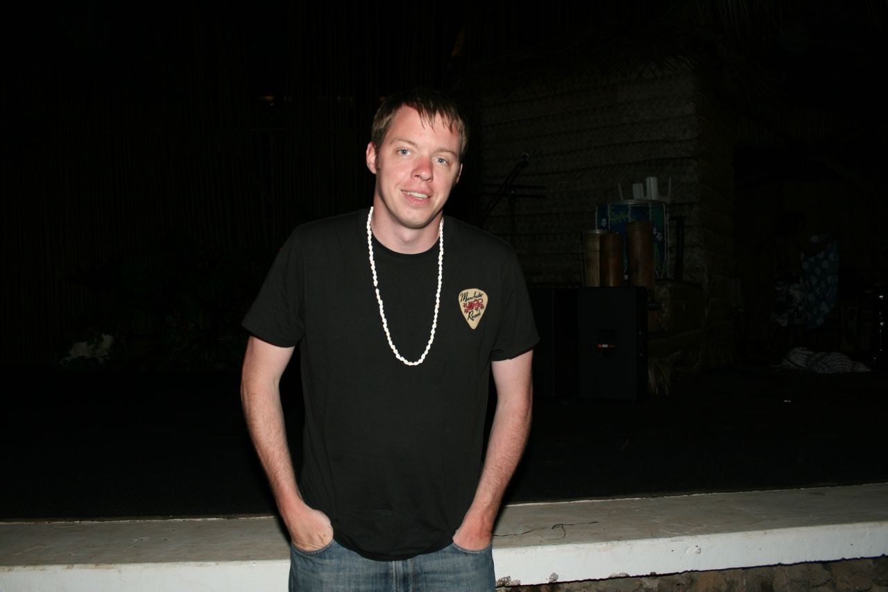 Rob after the luau