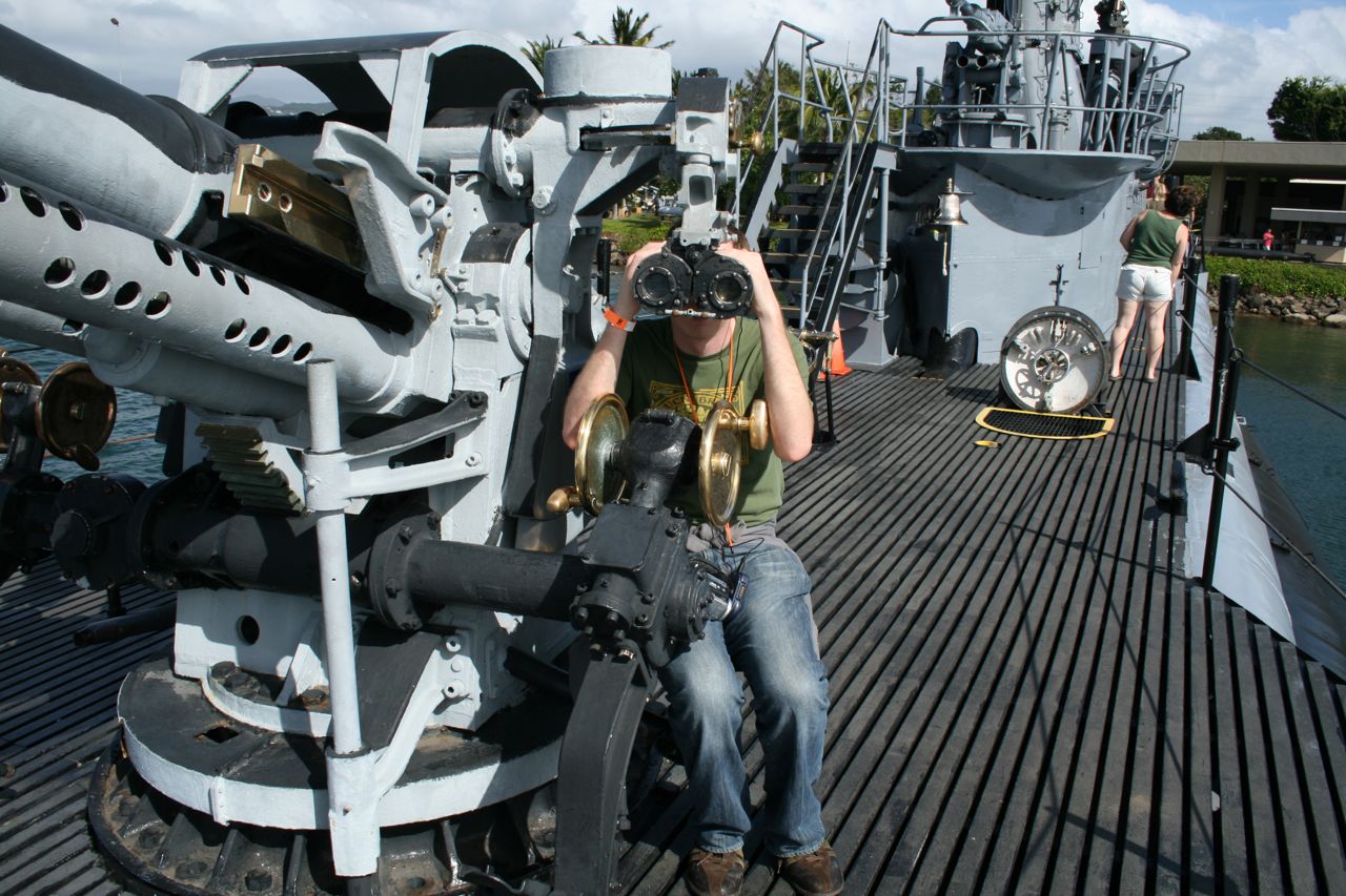 Rob looking for planes to shoot down