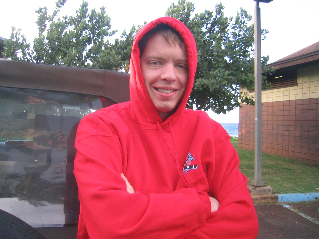 Rob in the morning before the first dive