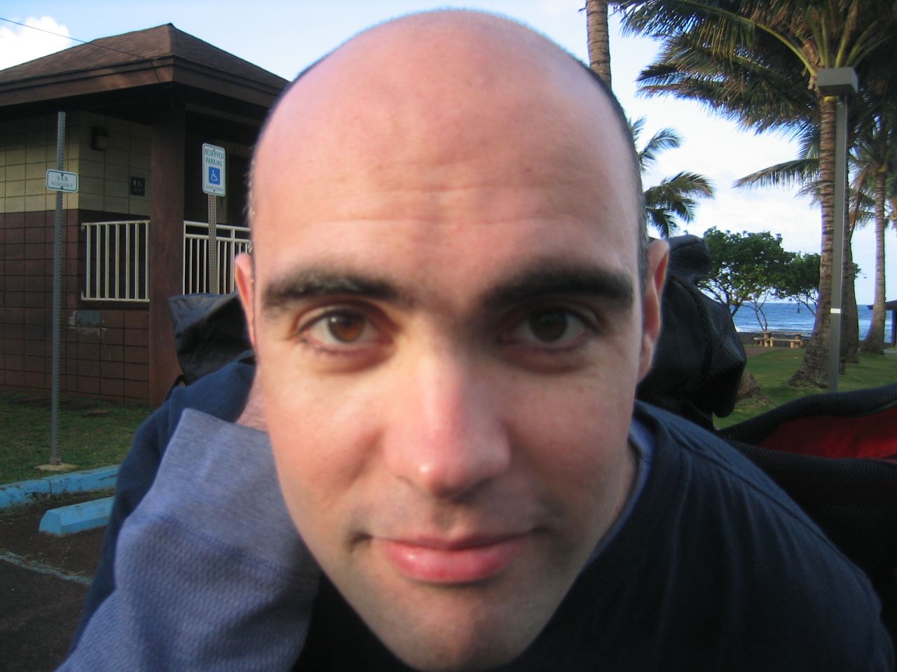 Jamie, ready to dive