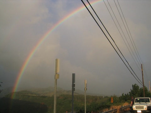 Rainbow and the Jeep