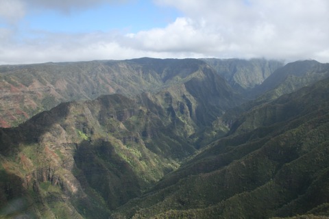 Mini-grand canyon on Kauai