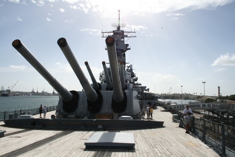 USS Missouri at Pearl Harbor