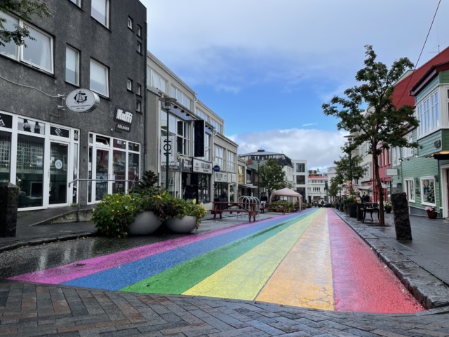 Rainbow road! (Skólavörðustígur)