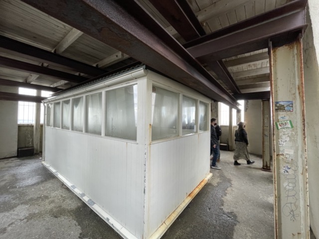 At the top of the tower of Hallgrímskirkja